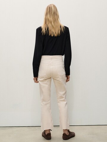 MANGO Slimfit Jeans 'SIENNA' i beige
