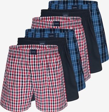 Almonu Boxershorts 'Web' in Blauw: voorkant