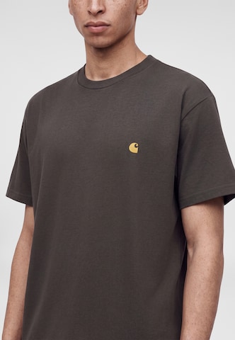 Carhartt WIP Tričko 'Chase' - Hnedá