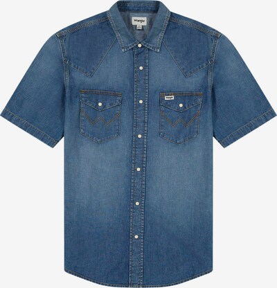 WRANGLER Button Up Shirt in Blue denim, Item view