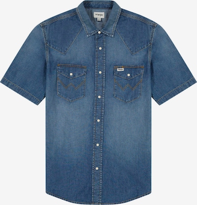 WRANGLER Button Up Shirt in Blue denim, Item view