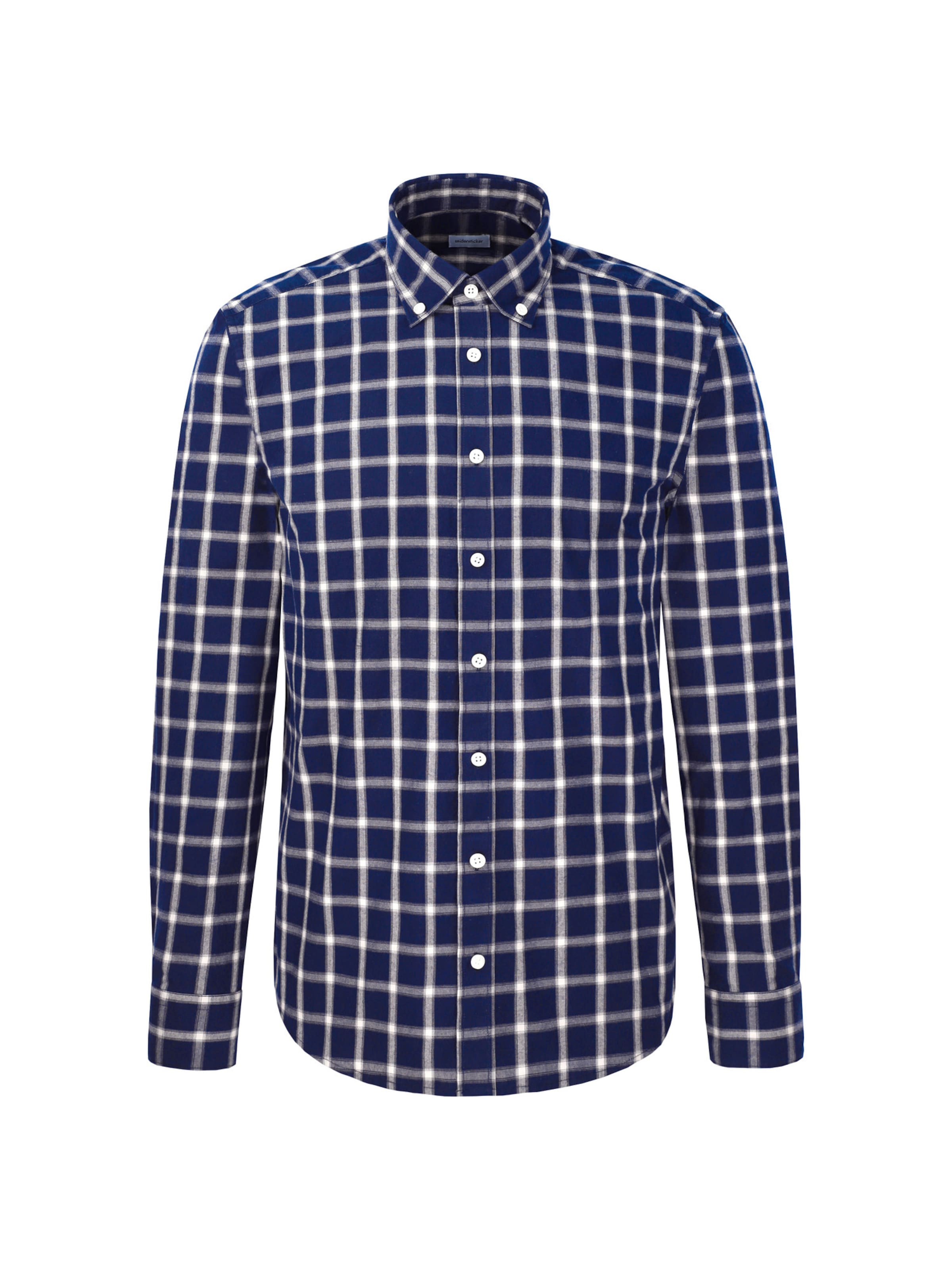 Coupe regular Chemise SEIDENSTICKER en bleu : devant