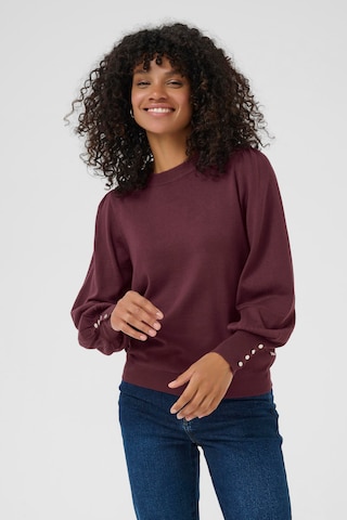 Kaffe Sweater 'Lizza' in Red: front