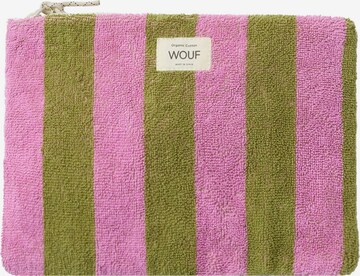 Wouf Cosmetic Bag in Green: front