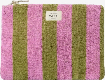 Wouf Cosmetic Bag in Green: front