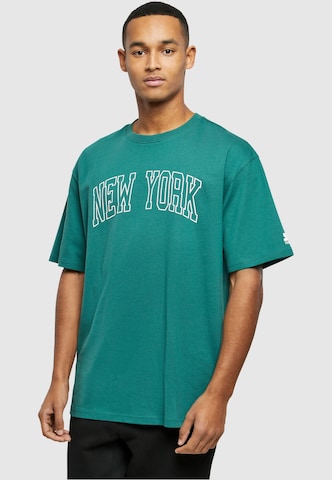 Starter Black Label Regular fit Shirt 'New York' in Groen: voorkant