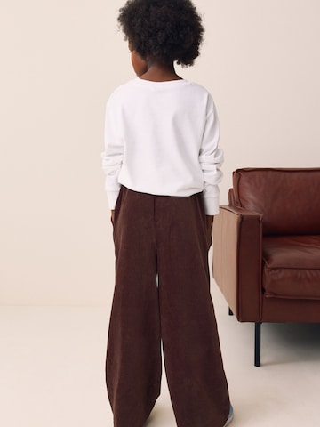 Wide leg Pantaloni de la Next pe maro