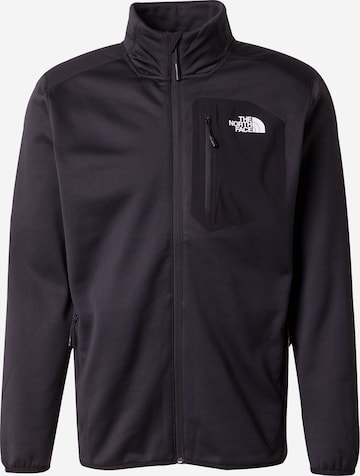 THE NORTH FACE - Casaco de velo funcional em preto: frente