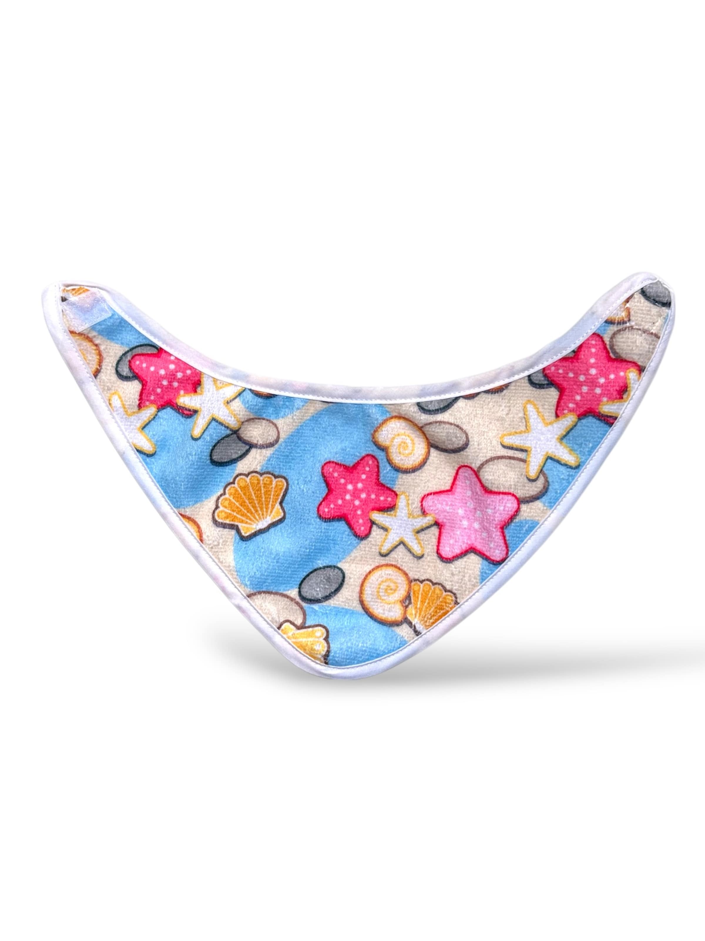 Kahuna Kids Bib 'Dribble' in Beige: front