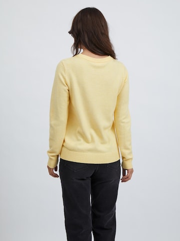 VILA Sweater 'Ril' in Yellow
