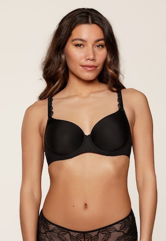 T-shirt Reggiseno di LingaDore in nero: frontale
