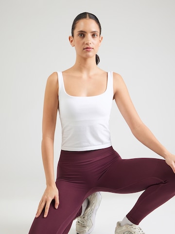 ICANIWILL Sportovní top 'Smooth' – bílá: přední strana