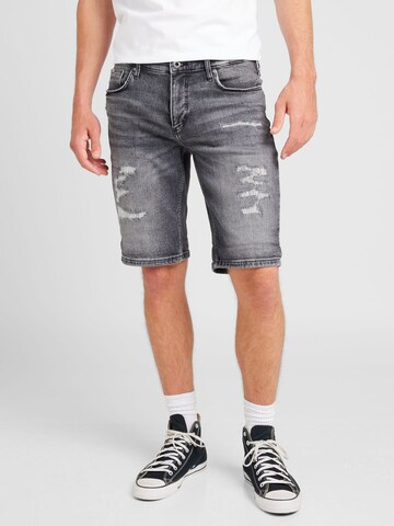 Lindbergh Regular Jeans 'Superflex' in Grey: front