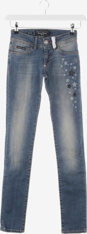 Philipp Plein Jeans in 25 in Blue: front