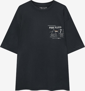 Tricou de la Pull&Bear pe negru: față