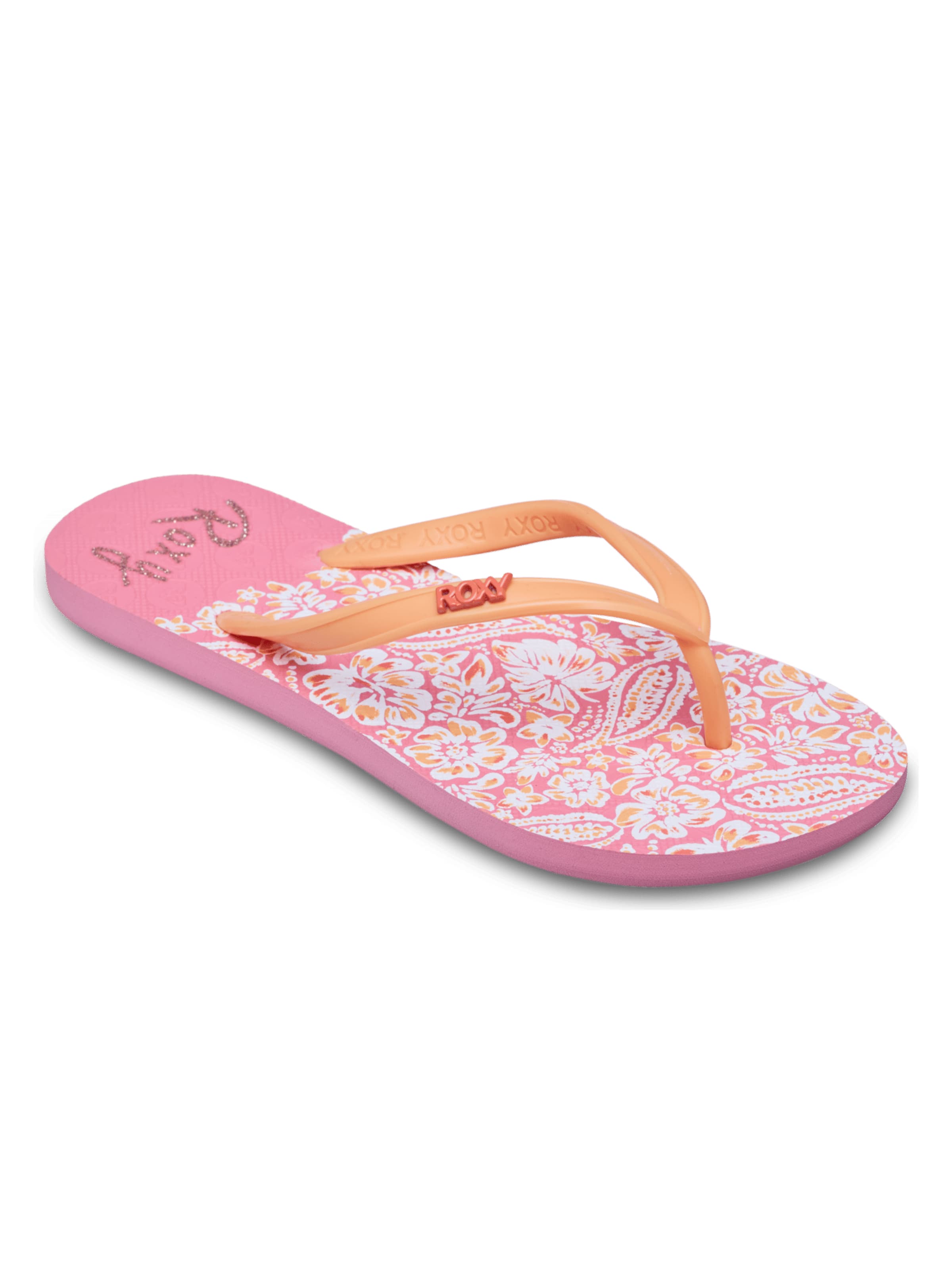 ROXY Sandals 'Rg Viva Stamp' in Pink: front