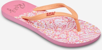 ROXY Sandals 'Rg Viva Stamp' in Pink: front