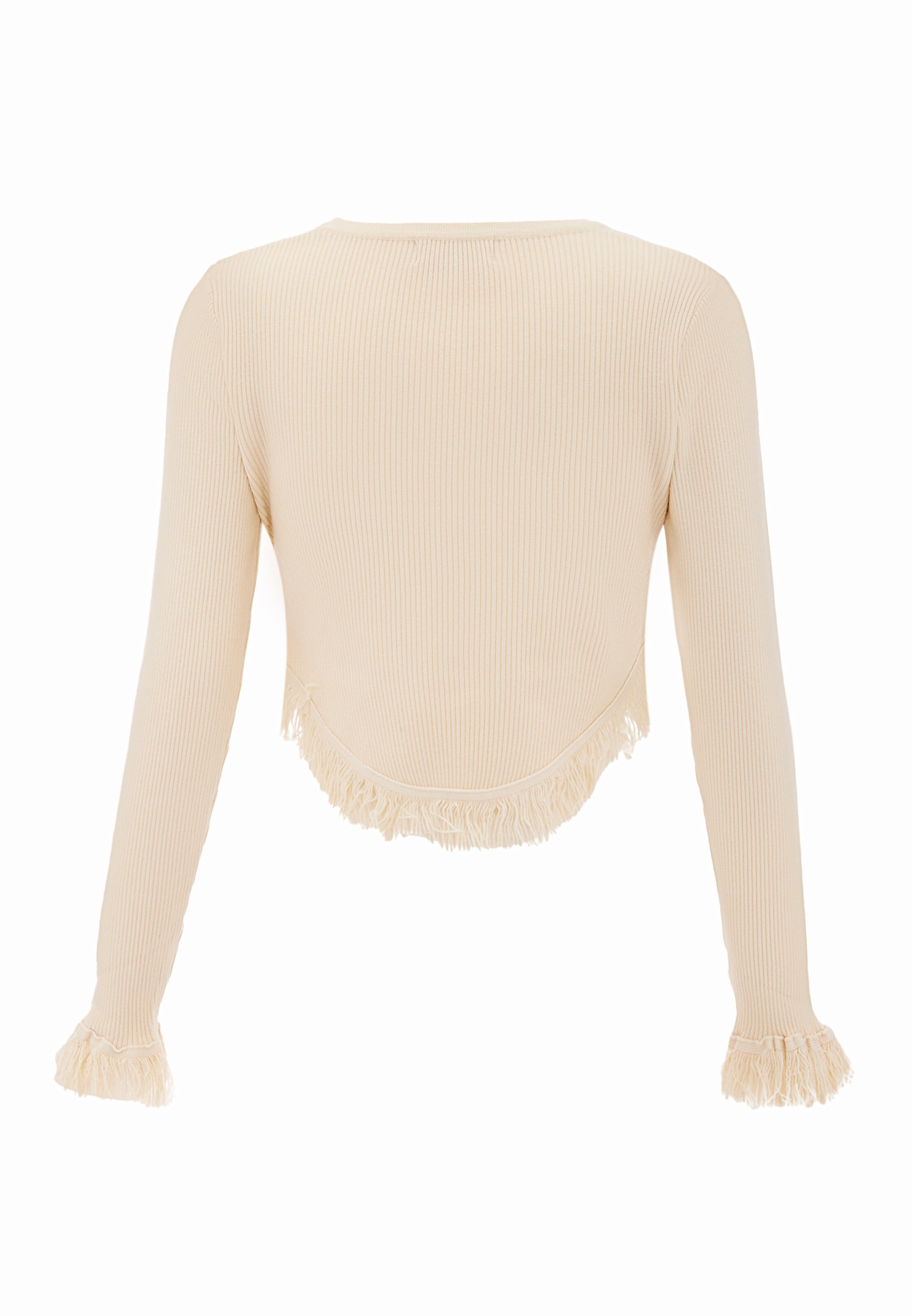 Pull-over swirly en beige
