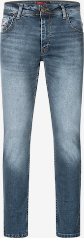 Regular Jean ' Regular Fit ' Lorenzo Loren en bleu : devant