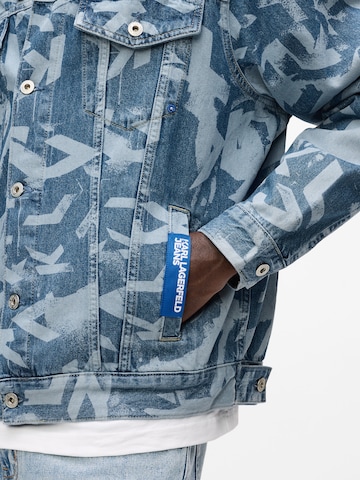 KARL LAGERFELD JEANS Демисезонная куртка в Синий