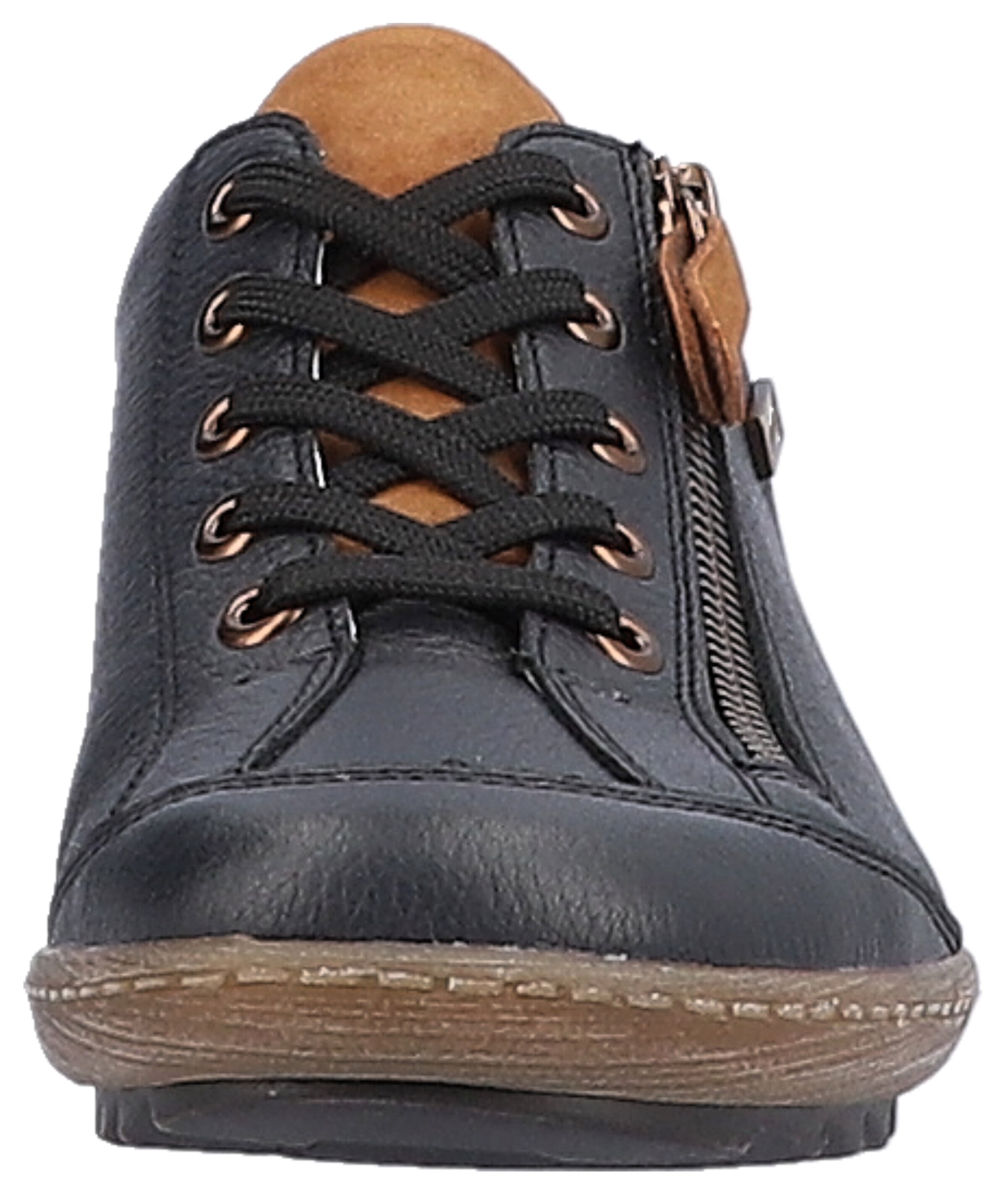 REMONTE Athletic lace-up shoe 'R1402' in Black