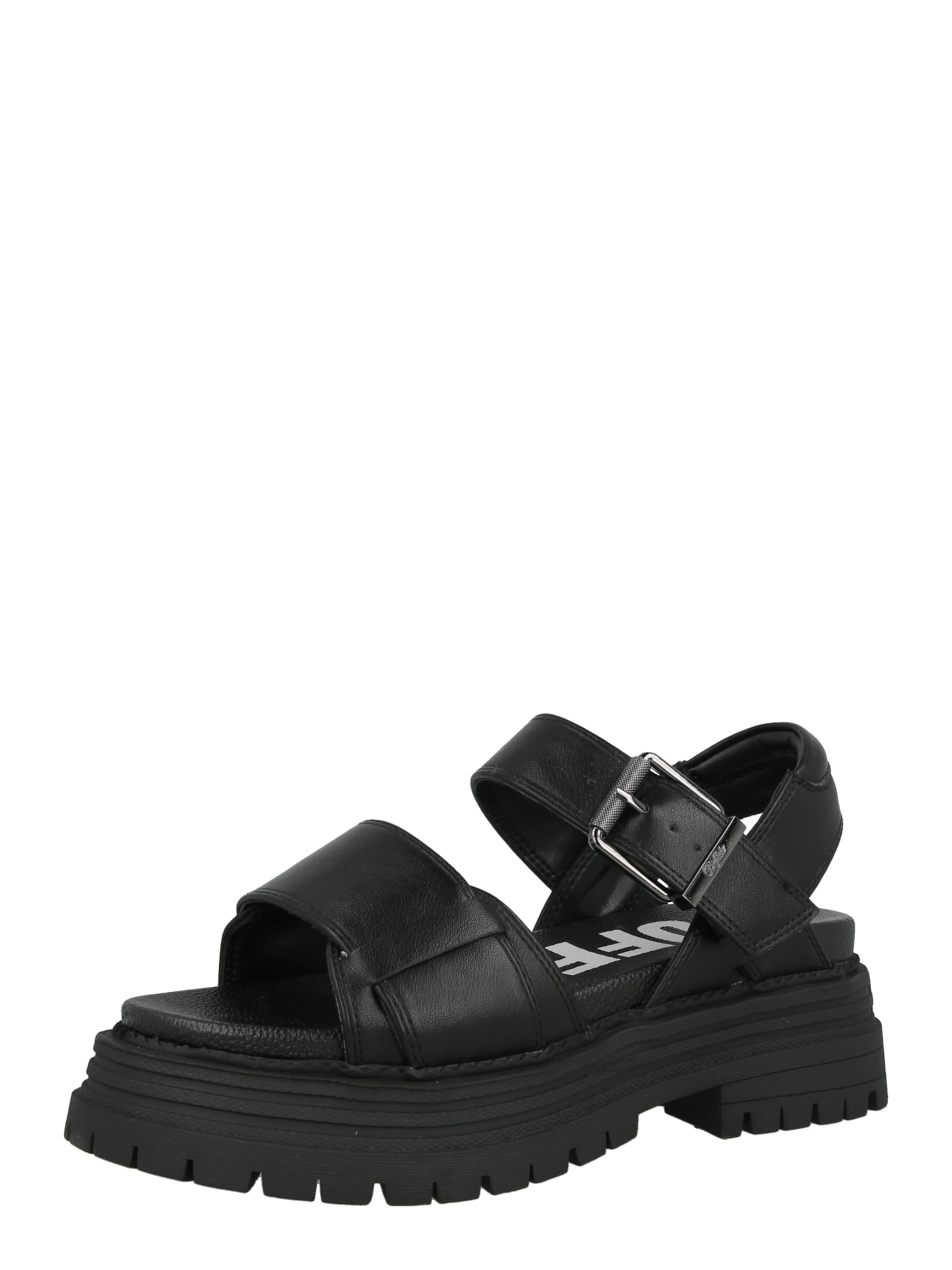 BUFFALO Sandale 'Lennox' in Schwarz: Vorderseite