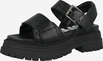 BUFFALO Sandaalit 'Lennox' värissä musta: etupuoli