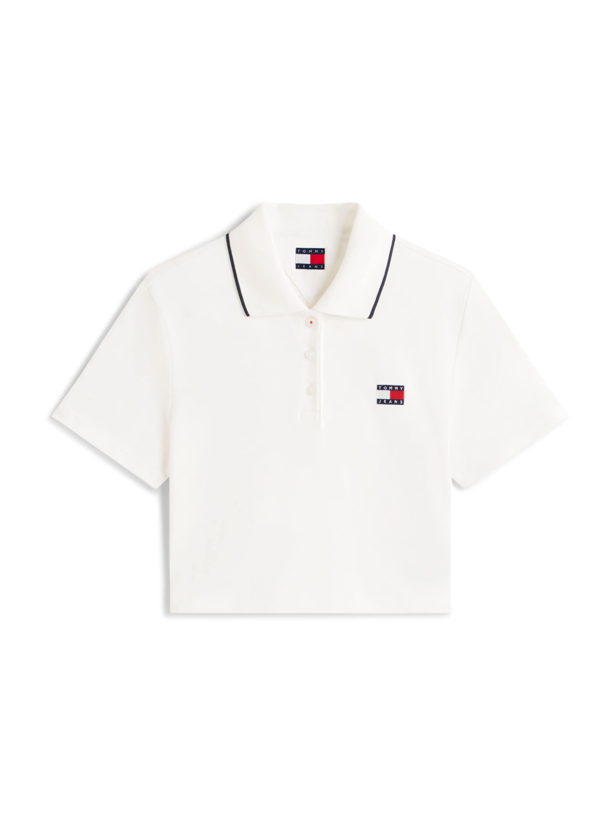 ekrü Tommy Jeans Póló - XXS, Termék nézet