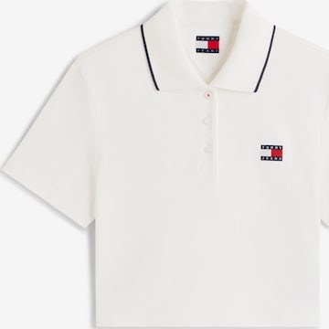 Tricou de la Tommy Jeans pe bej: față