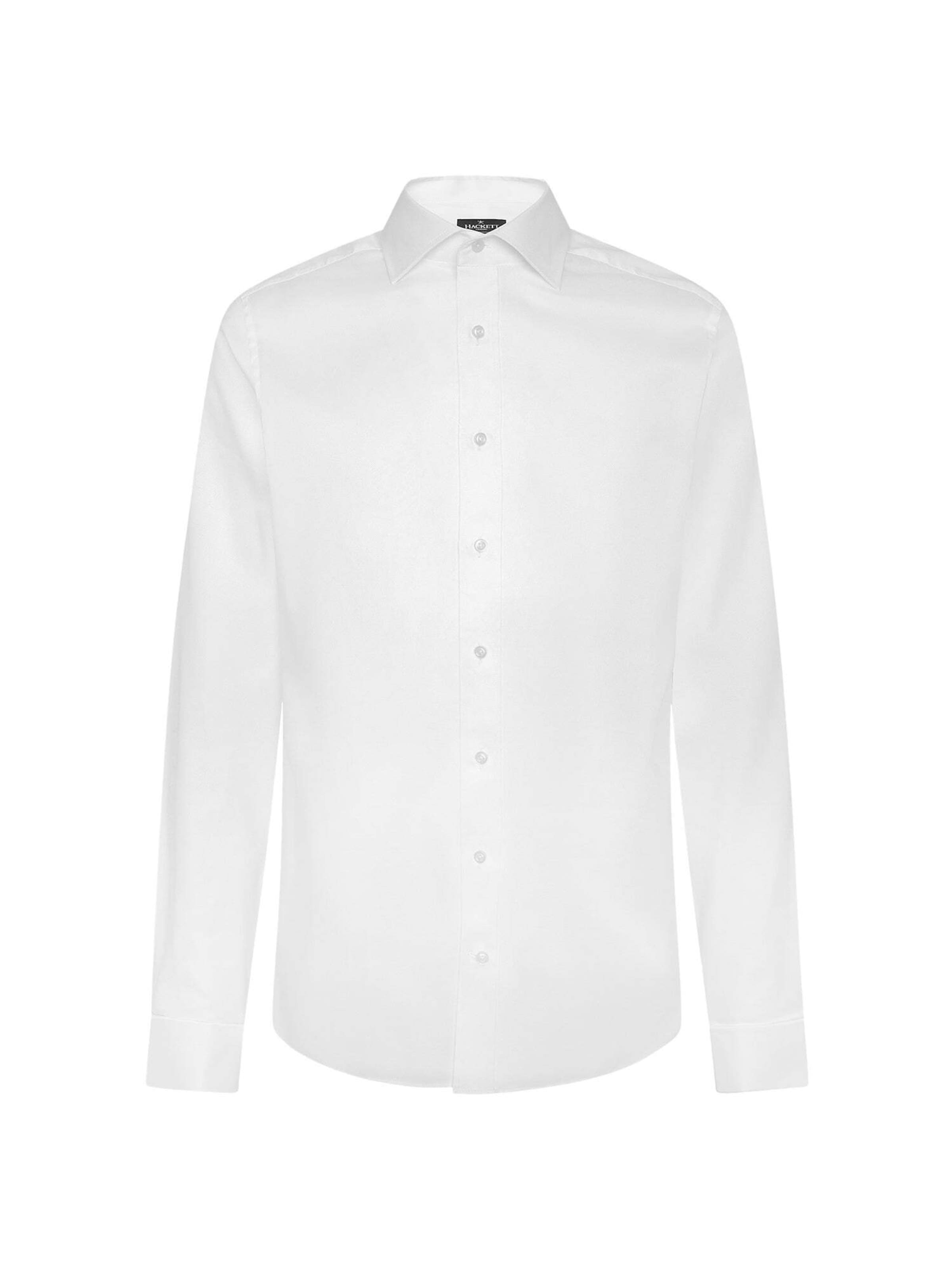 Slim fit Camicia business di Hackett London in bianco: frontale
