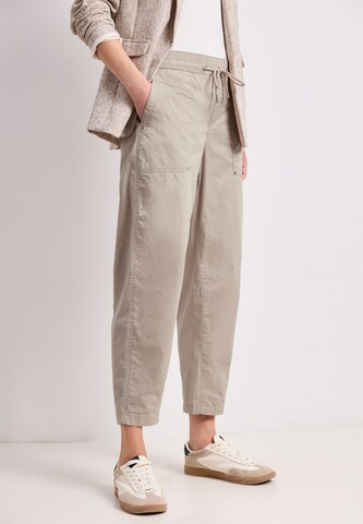 STREET ONE Loosefit Hose in Beige: Vorderseite