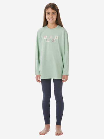 Pyjama ' Nightwear ' SCHIESSER en bleu : devant