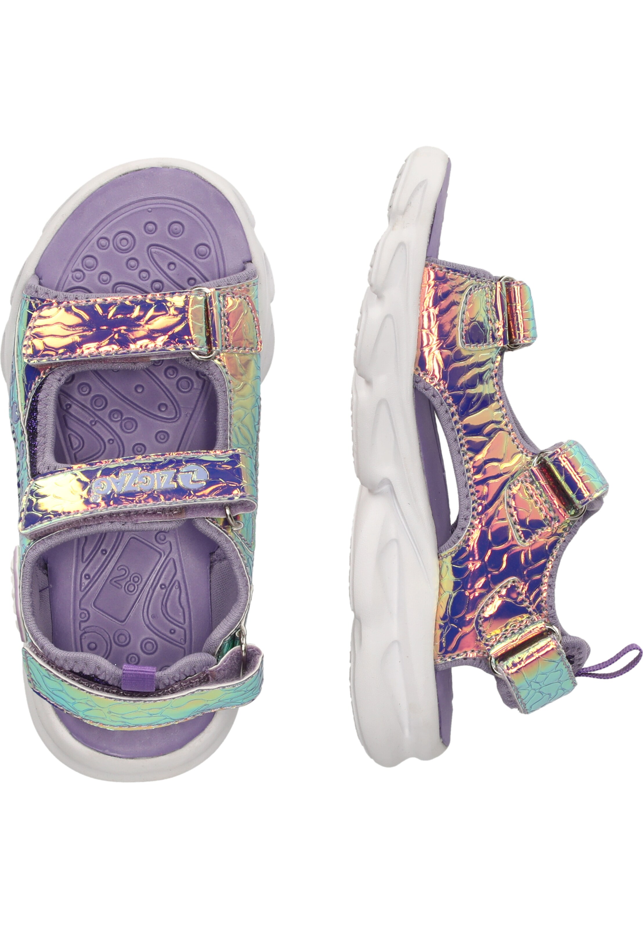 ZigZag Sandals & Slippers 'Clematis' in Purple