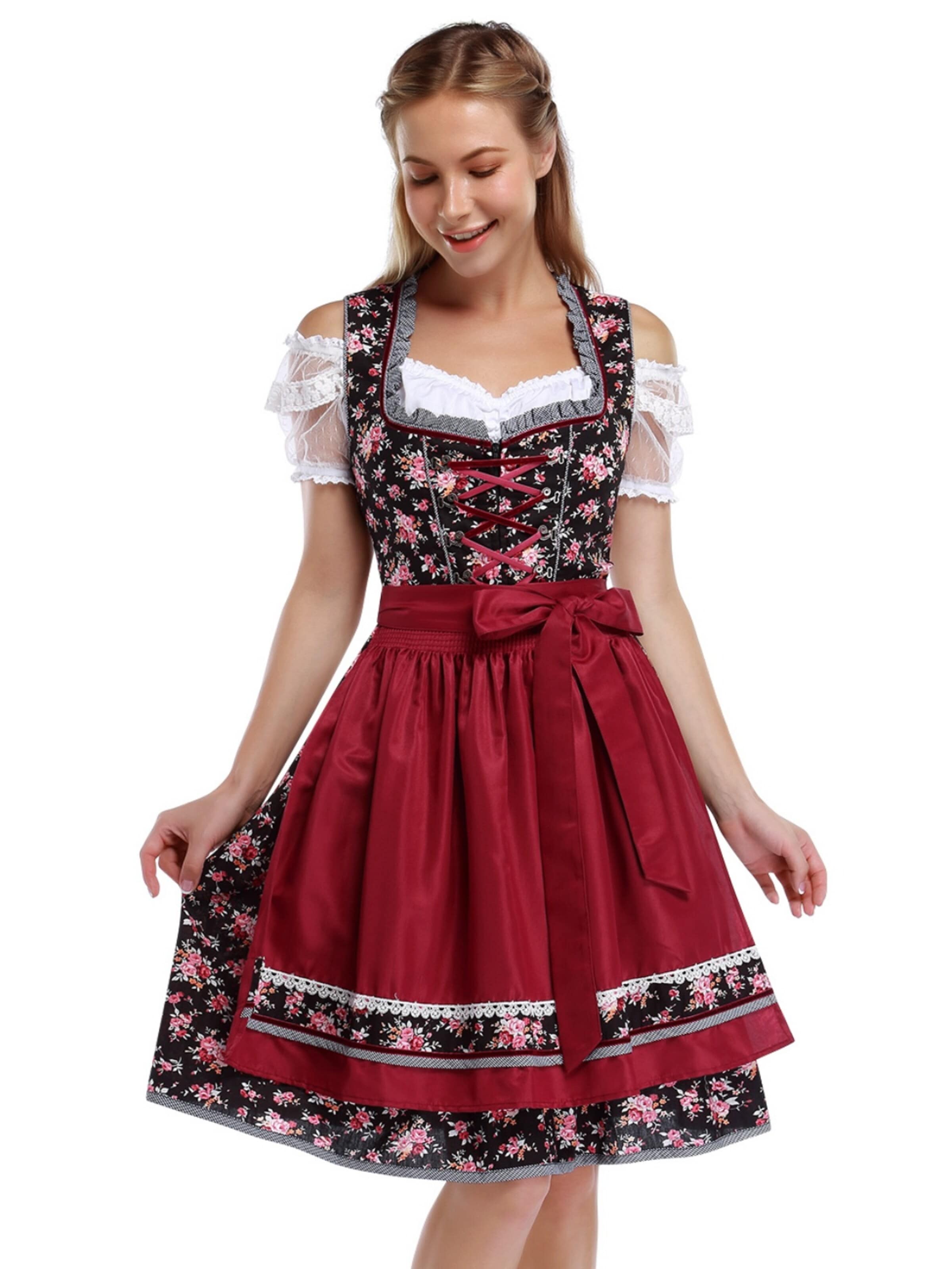 Yesfashion Dirndl‌‌‌ in Schwarz