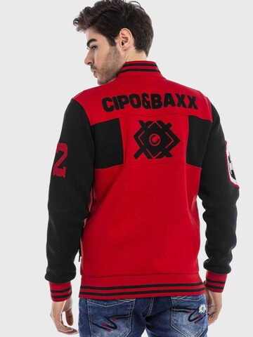 CIPO & BAXX Sweatjacke in Rot