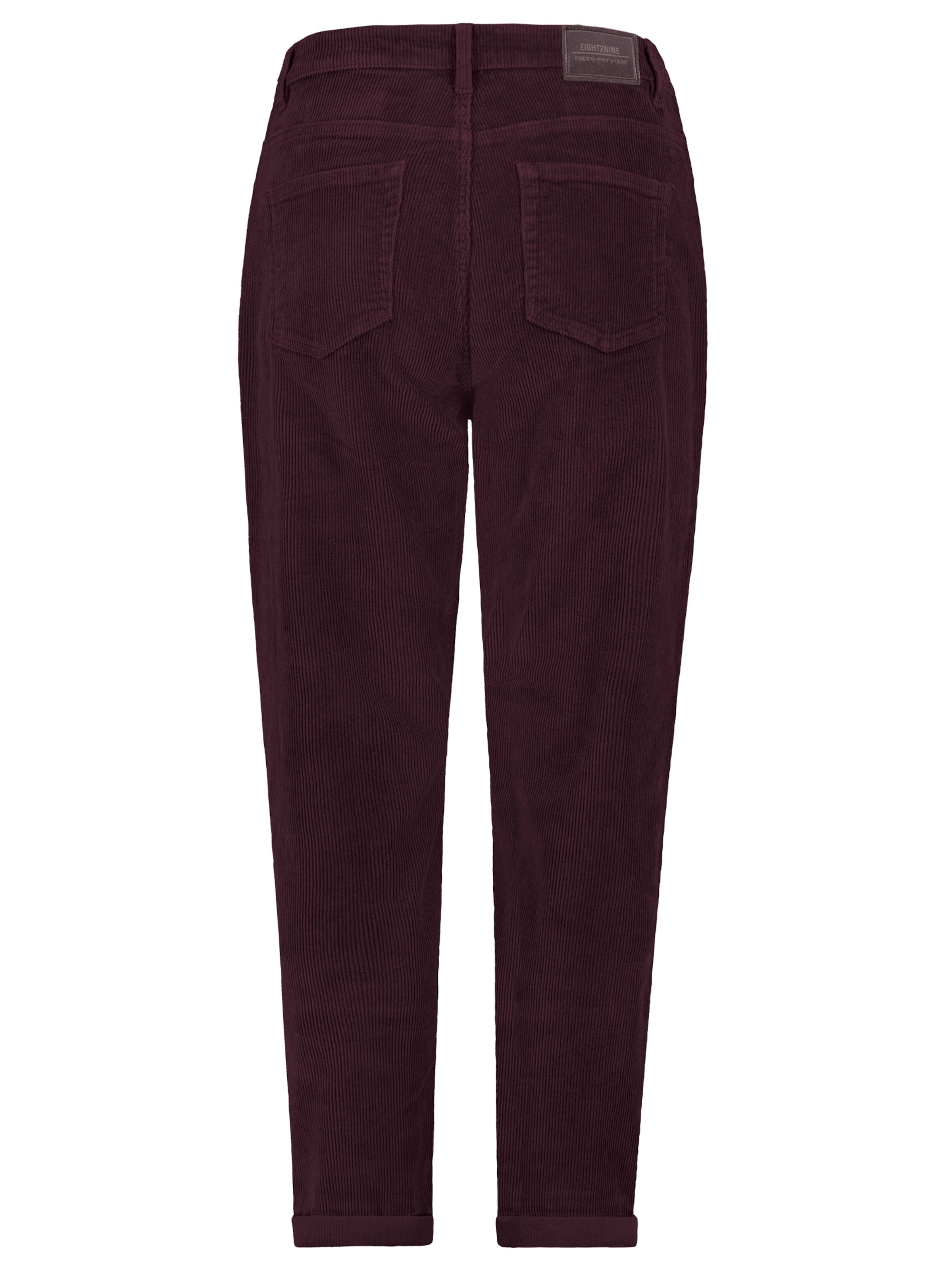 Eight2Nine Slimfit Hose in Rot