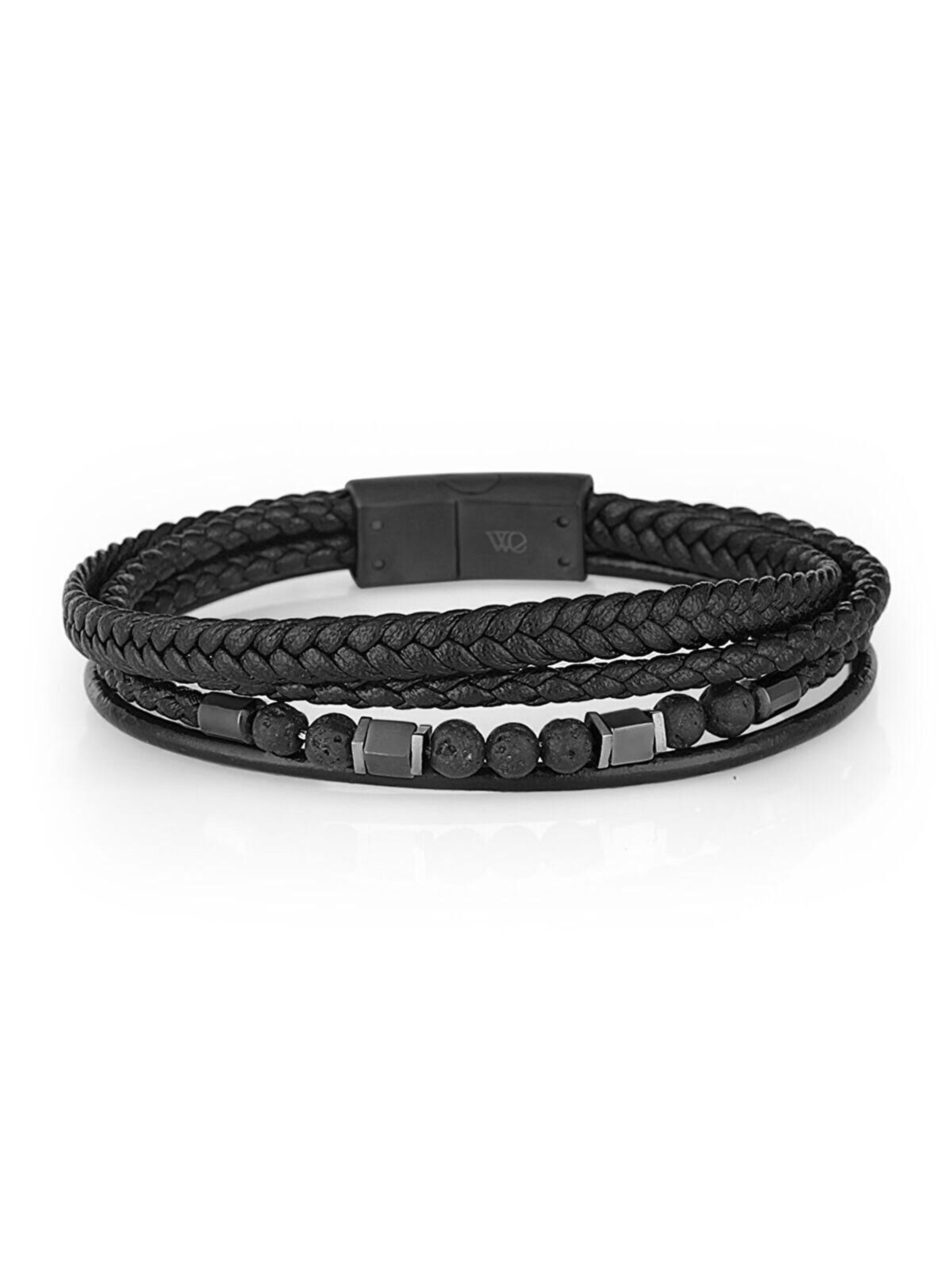 Braccialetto 'JWQG3033' di WESSE in nero: frontale