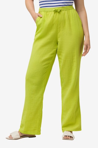 Ulla Popken Loose fit Pants in Green: front