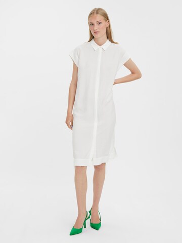 VERO MODA Blusenkleid 'LOUISE' in Weiß
