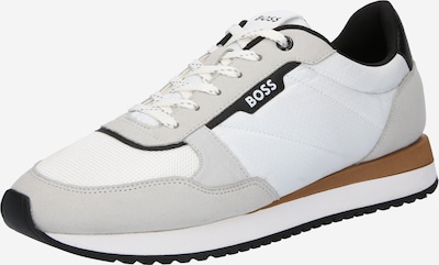 Sneaker bassa 'Kai' BOSS di colore grigio / nero / bianco, Visualizzazione prodotti