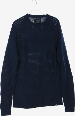 JACK & JONES Sweater & Cardigan in S in Blue: front