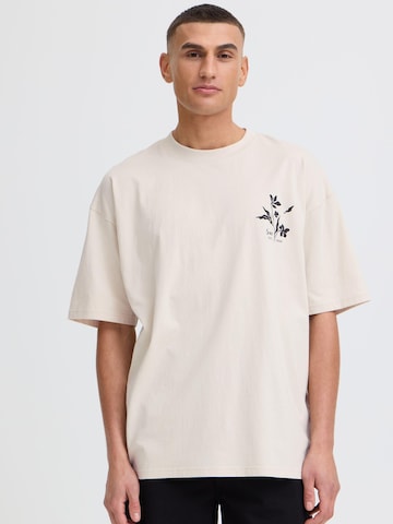 !Solid Shirt ' SDAmon' in Beige: front