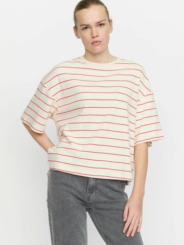 Soft Rebels Shirts 'Elora' i rød: forside