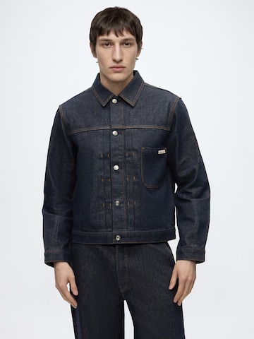 Veste mi-saison Calvin Klein Jeans en bleu : devant