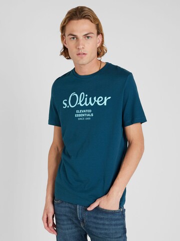 s.Oliver Shirt in Groen: voorkant