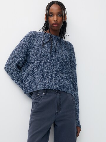 Pull-over Pull&Bear en bleu : devant