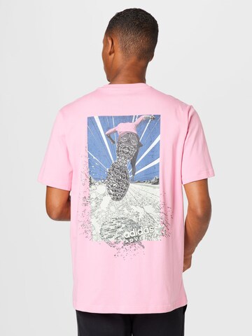 ADIDAS ORIGINALS T-Shirt 'Adventure' in Pink