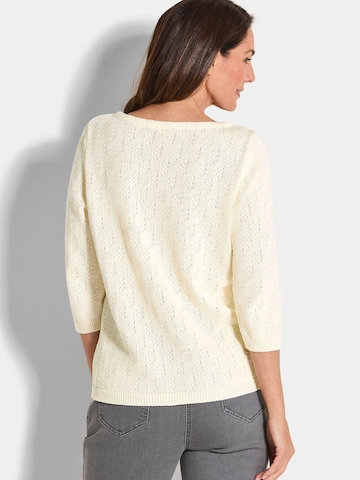 Pull-over Goldner en blanc