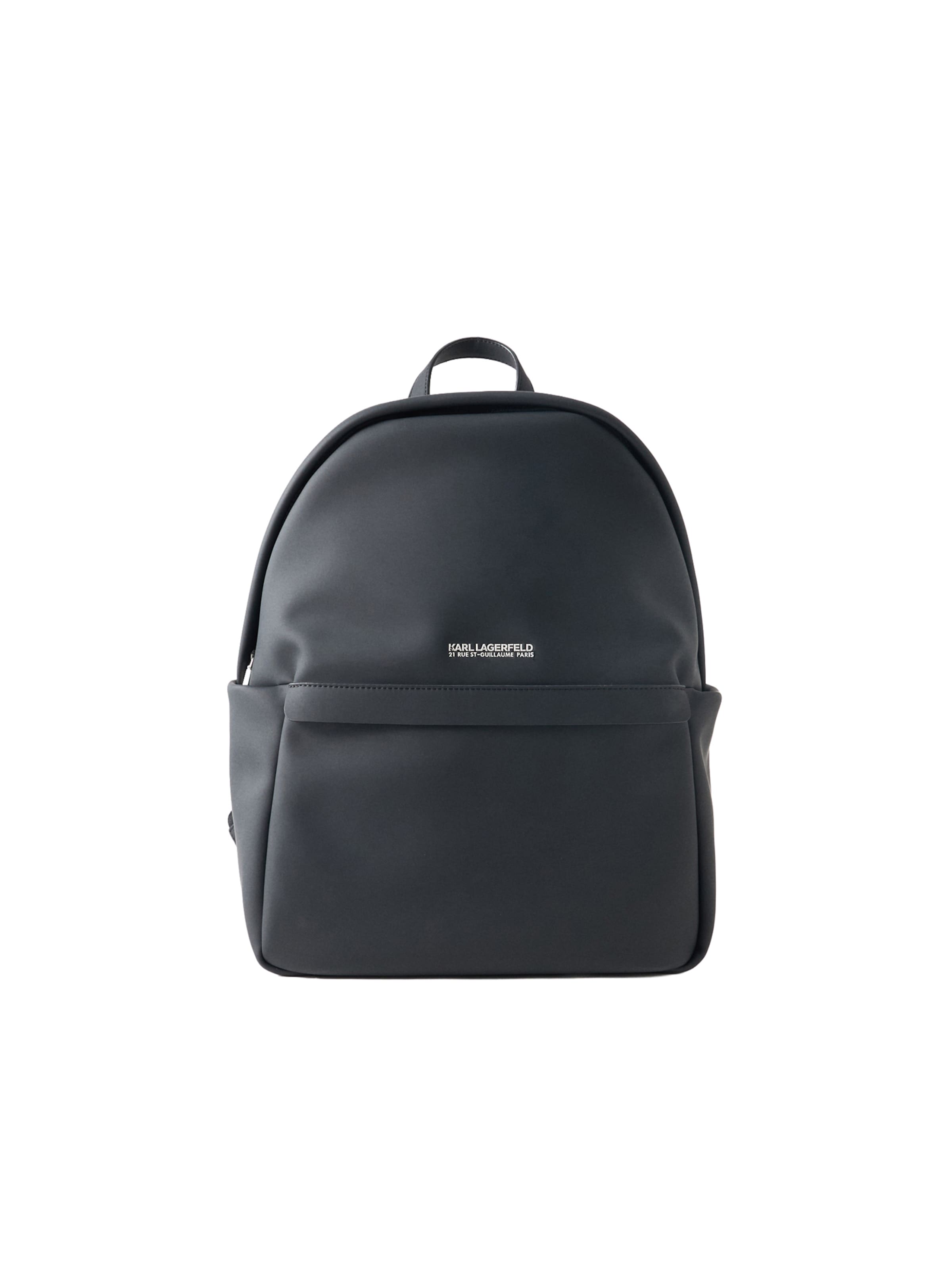 Sac à dos 'ESSENTIAL' Karl Lagerfeld en noir : devant