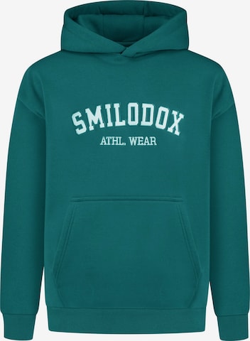 Smilodox Sweatshirt ' Kayson ' in Green: front